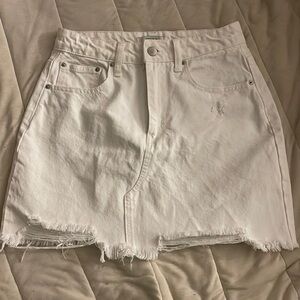 White Mini Skirt